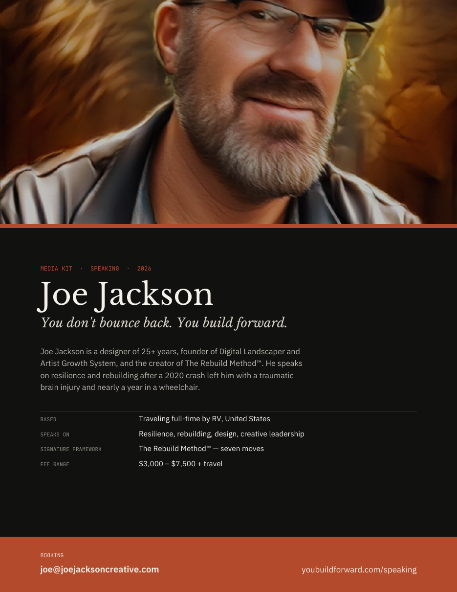 Media kit — page one preview