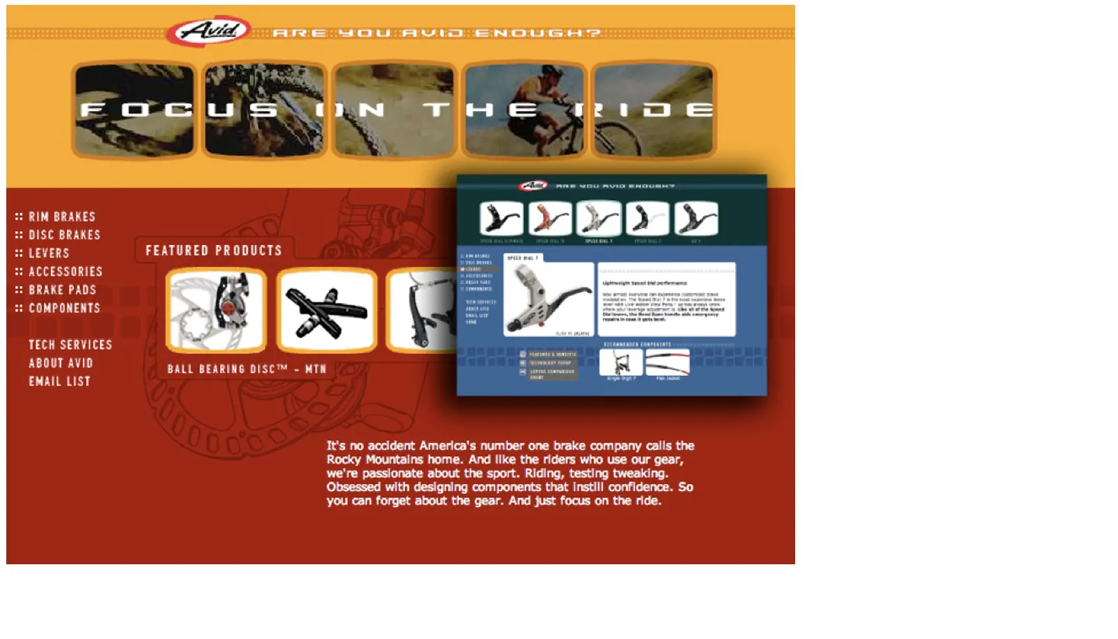 Avid Brakes Website