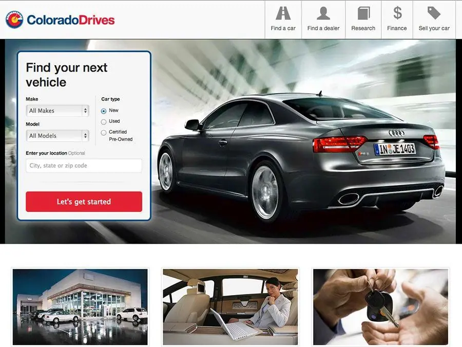 Colorado Drives Website Design