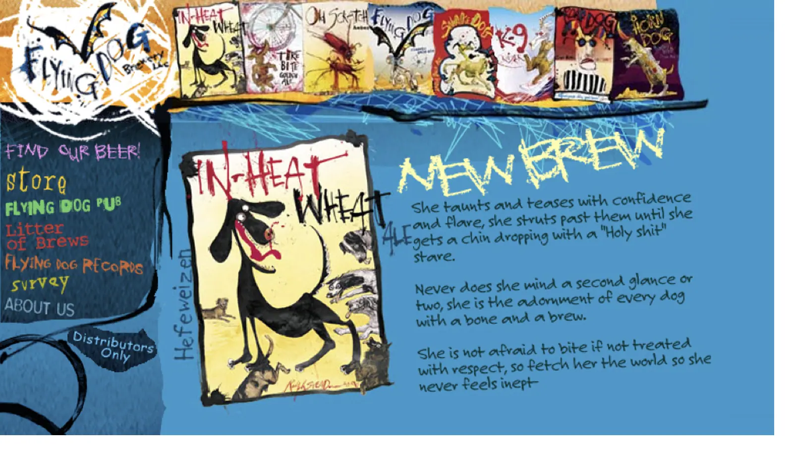 Flying Dog Brewery Website