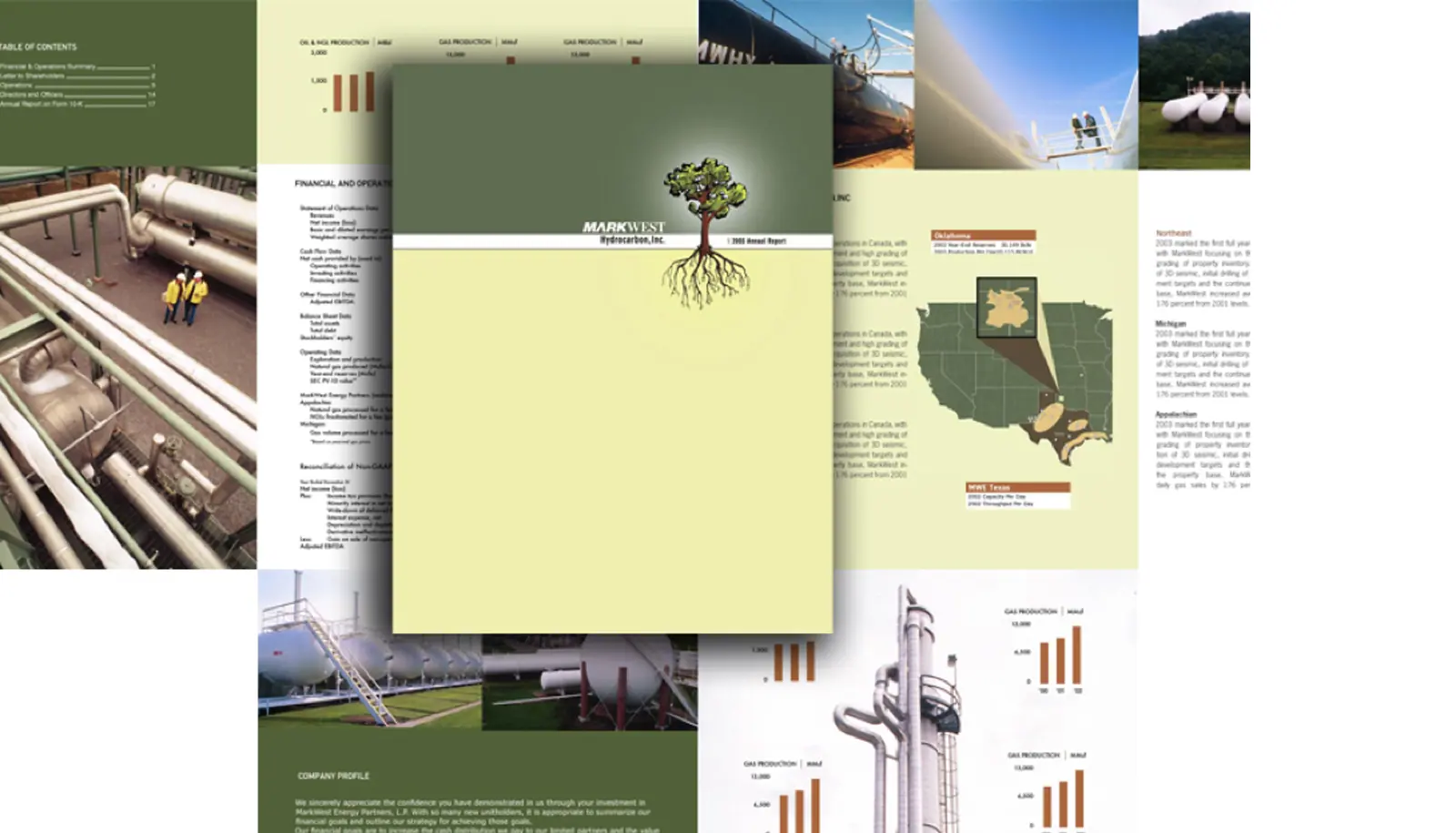 Markwest Annual Report Design