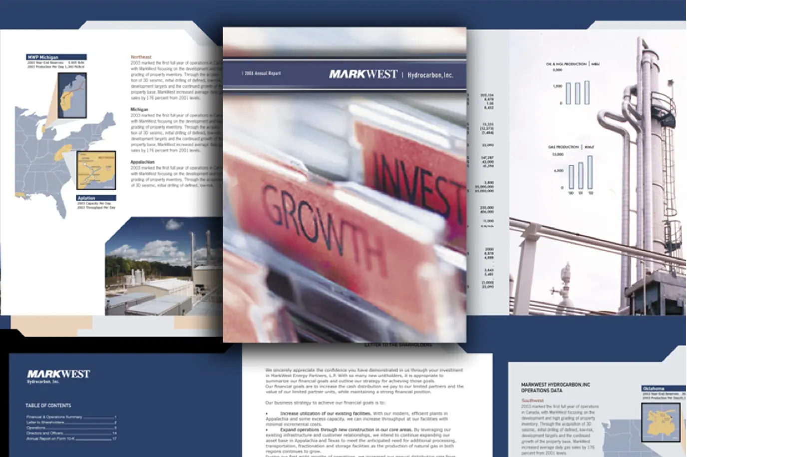 Markwest Annual Report Design