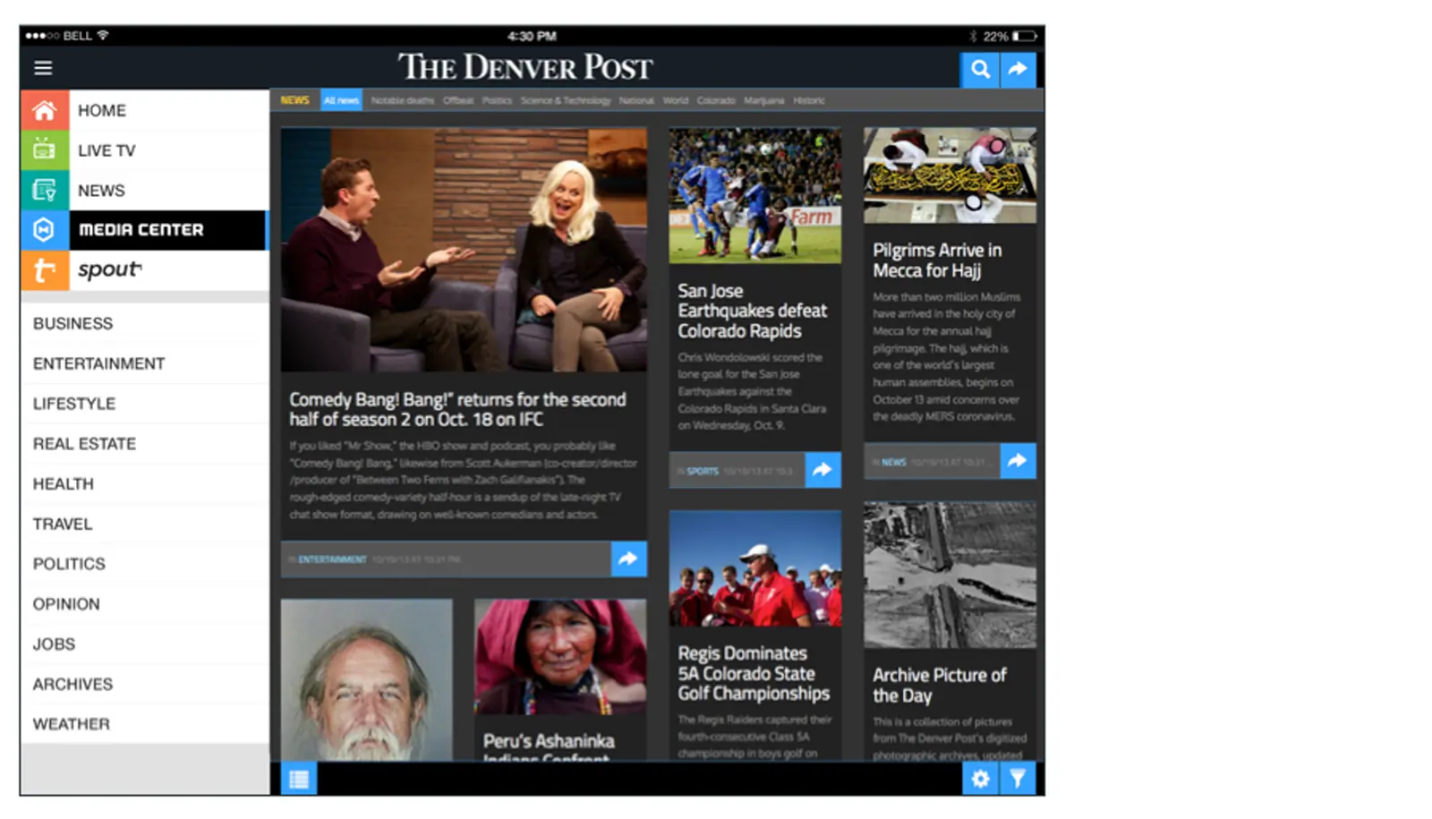 Media Center for The Denver Post