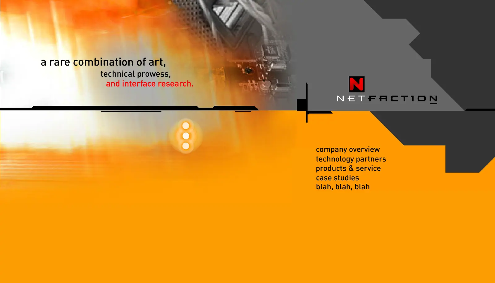 Netfaction Flash Website