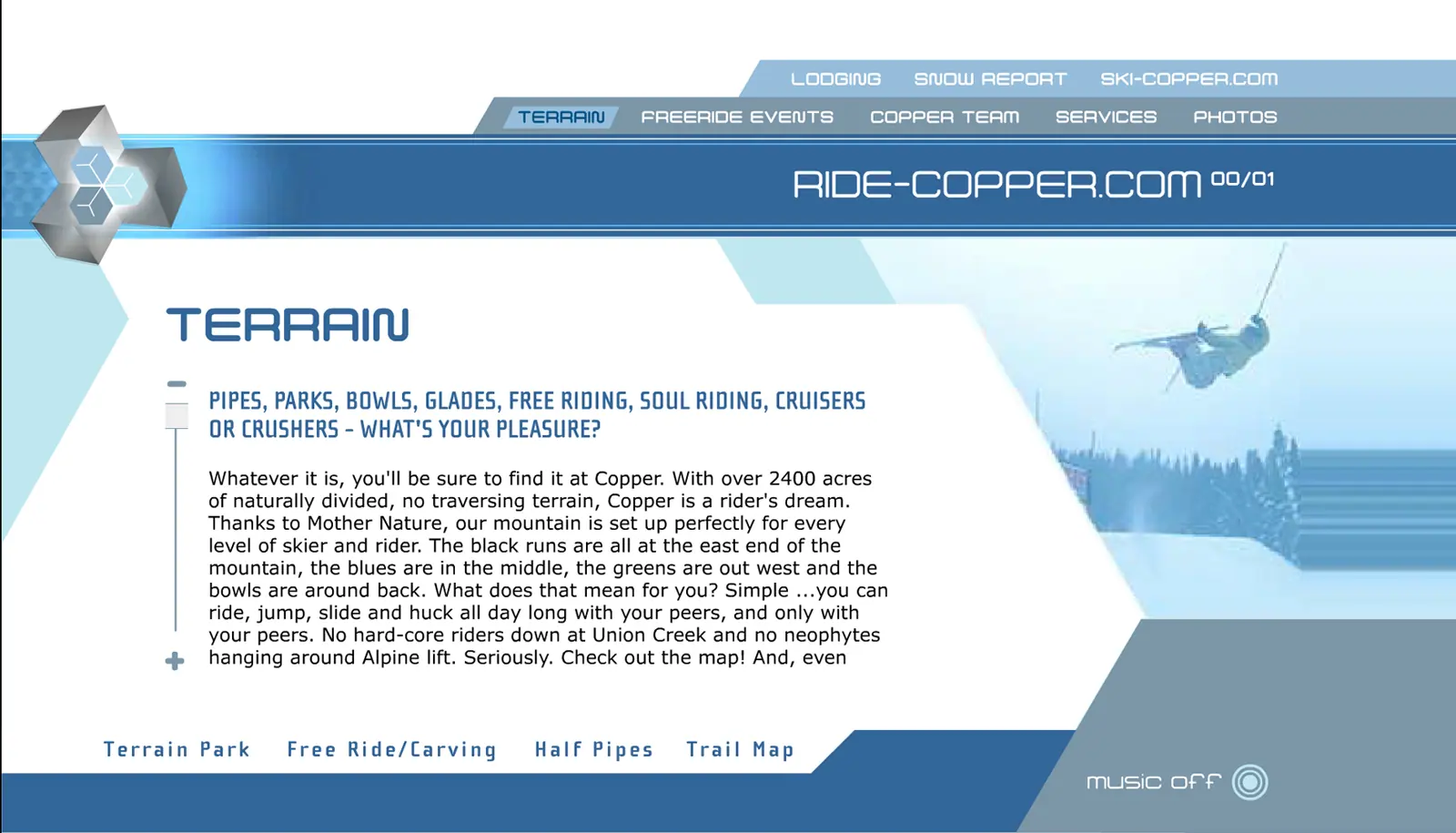 Ride-Copper.com 2000/2001 Website