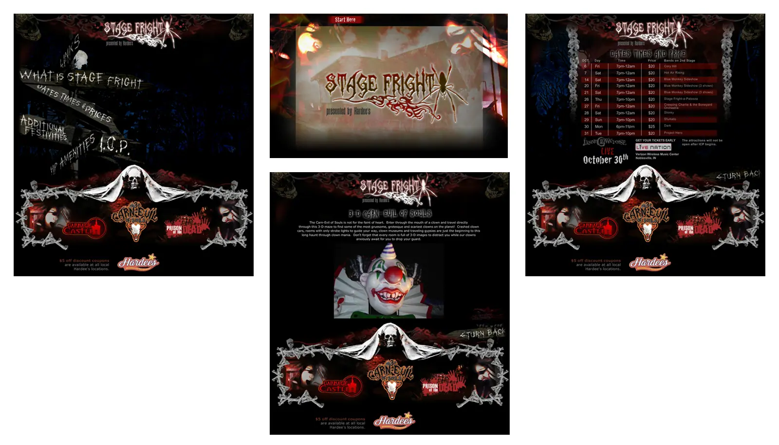 Stagefright Halloween Website